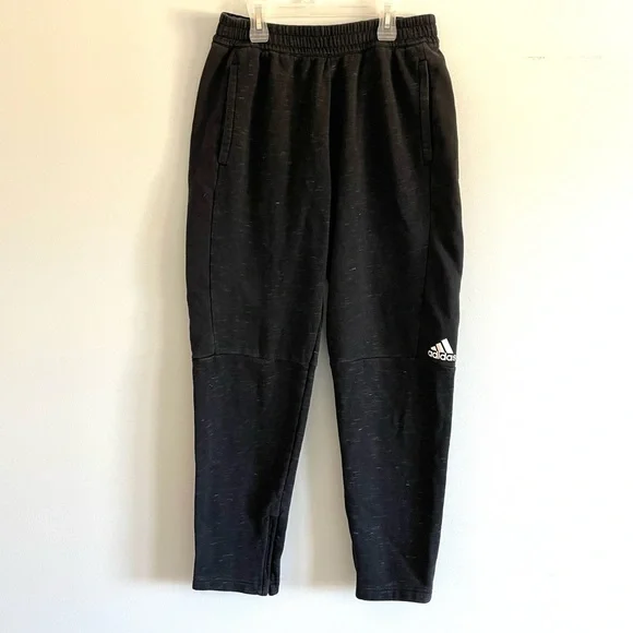 adidas Pants Adidas Post Game Blackgray Tapered Pants Fleece